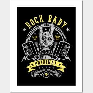 Rock Baby Posters and Art